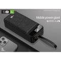 KP PD-50 50000 mah power bank PD QC 3.0 Fast Charging powerbank - 50000 mah power bank. 