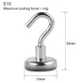 Easy life Adhesive Wall Hooks Magnet Strong Magnetic Hook Kes Holder Home Decoration Kitchen Bar Storage Hooks Hanger Bathroom Accessories. 