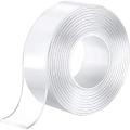 Double Sided Adhesive Nano Tape Transparent Strong Washable Adhesive Traceless Gel Tape Removable and Reusable Sticky Anti Slip Tape for Home Wall Room Office Decor. 