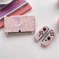 Nintendo Switch OLED Case Fashion Animation Theme Pink Style Balloon Cute Dog Casing Game Console Handle Protector Cover. 