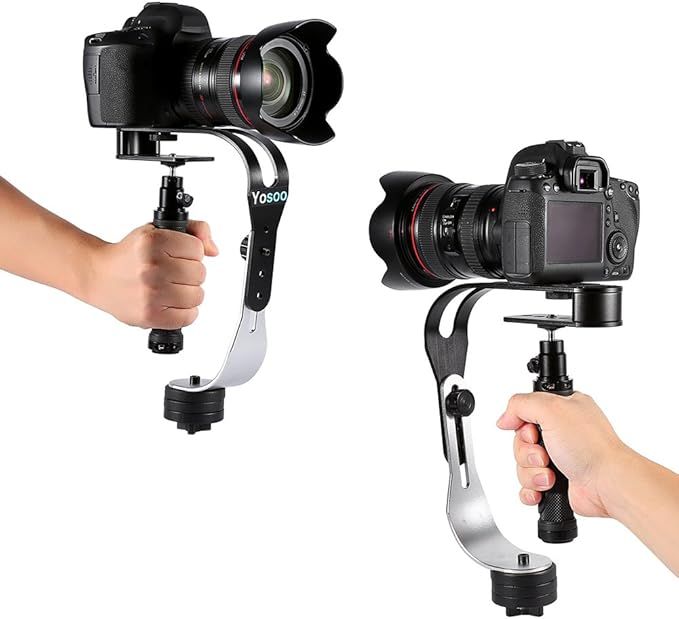 Plyisty Gimbal Stabilizer, Handheld Video Stabilizer for Gopro, DSLR Cameras, Camcorders, Camera Handle Grip Steadycam for Video Recording, Vlog, Live Video, etc, default