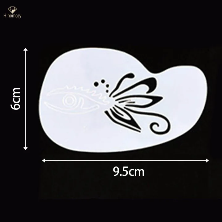 Face%20Painting%20Stencil%20Makeup%20Art%20Painting%20Smooth%20Lightweight%20Reusable%20Eyebrow%20Shape%20-%20Image%209