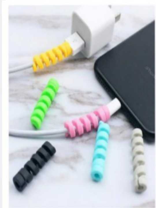 Silicon%20USB%20Cable%20Protector%20Charger%20Wire%20Saver%201%20Pieces%20Covering%20Set%20Earphones%20Winder%20with%20Spiral%20Shape%20Clip%20for%20Android/Laptop/Charging%20Cords%20-%20Image%204