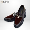 Travel Collection - Chunky Loafers Shoes - Best Quality Formal shoes for men - Brown Color. 