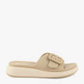 ECS Soft Buckle Flat Slippers For Women. 