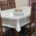 Dining Table Cover Sheet for 4, 6, 8, 10 and 12 Seater Table Sizes – Elegant Grey Stylish Color. 