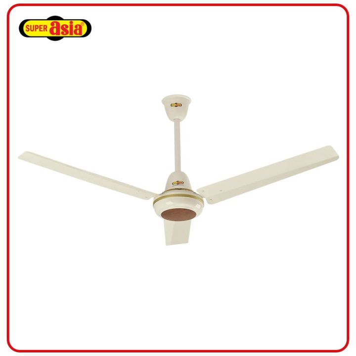 Super Asia Ceiling Fan Pack Of 2 Jazz Plus Modle AC DC  Fan 56 Inch 35 watts 99.9% Pure Copper Wire Brand Warranty