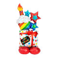 Happy Birthday Balloon, Standing Happy Birthday Balloons  Thickened Large Happy Birthday Foil Mylar Balloon for Birthday Party Baby Shower Decorations Supplies. 