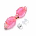 New 3 in 1  Men Women Waterproof Anti-fog Swimming Goggles Set Wide Protection UV Sight Adjustable Lenses with Nose Clip Ear Plug. 