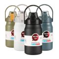 Imported 1300ml / 1700ml Vacuum Insulated Stainless Steel Water Bottle For Hot and Cold Water Thermos Flask With Straw. 