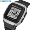 SYNOKE Student Electronic Watch Outdoor Sports Boy Luminous Waterproof MultiFunction Watch Retro Square Watch. 
