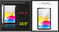 Screen Protector For iPad 10th Generation 10.9 inch Screen Protector - Clear View Edge to Edge, Compatible with Models A2757, A2777, A2696. 