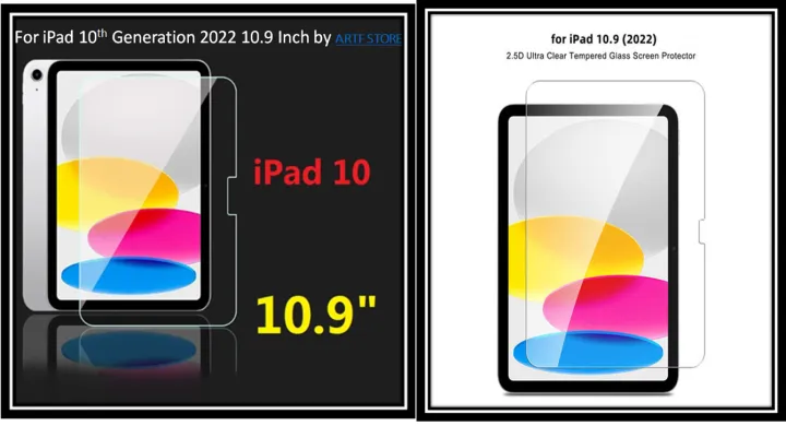 Screen%20Protector%20For%20iPad%2010th%20Generation%2010.9%20inch%20Screen%20Protector%20-%20Clear%20View%20Edge%20to%20Edge,%20Compatible%20with%20Models%20A2757,%20A2777,%20A2696%20-%20Image%202