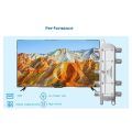 Digital 8 Way Coaxial Cable Splitter 5-2400MHz, RG6 Compatible, Work with Analog/Digital TV Connections and Internet. 