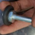 Drill connect disc connector with check nut 4inch size best quality professional working product easy to use and connect. 