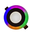 LED SMD RGB Ceiling DownLight 3in1 Multicolor 3+3W. 