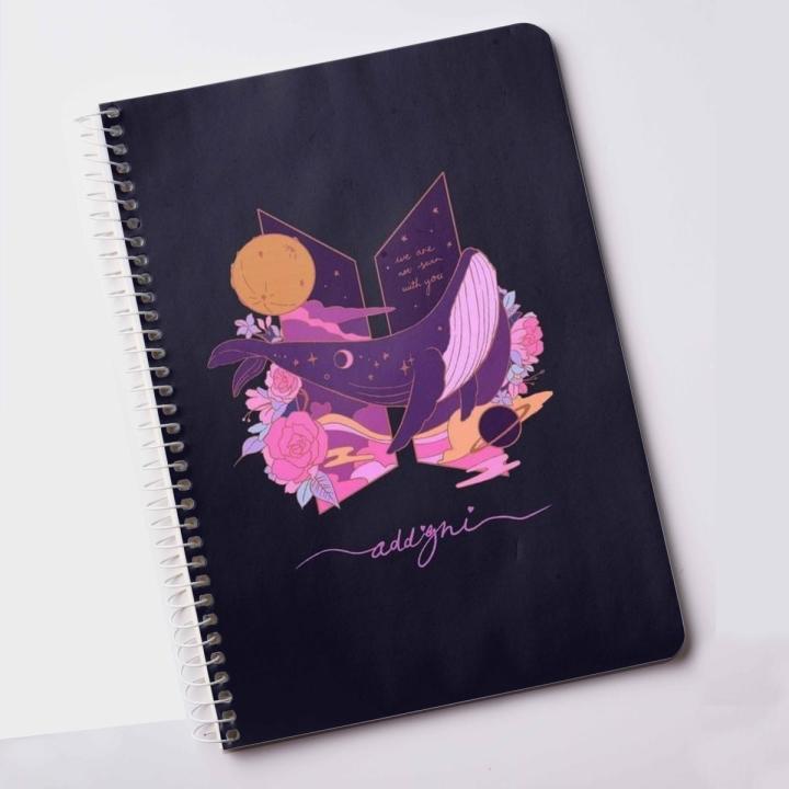 BTS Bulletproof Notebook for KPOP Fans the Eternal Printed Notepad