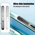 2pcs For iPhone 14 13 12 Series Mobile Phone Speaker Metal Integrated Dustproof Mesh Horn Hole Protector Anti-dust Net Stickers. 