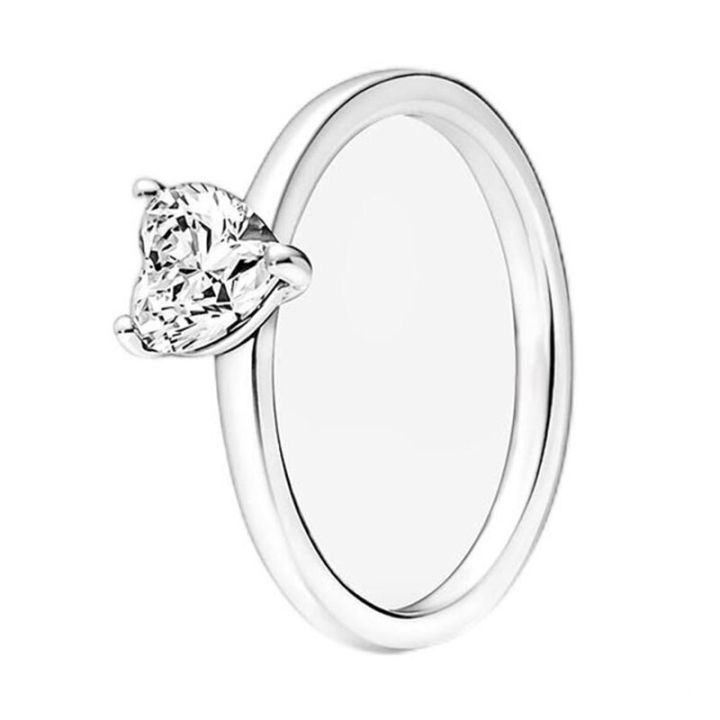 JZ18 with Logo Sparkling Heart Rings Angel Wings Decorated Stars Princess Pattern Stripes Angel Rings