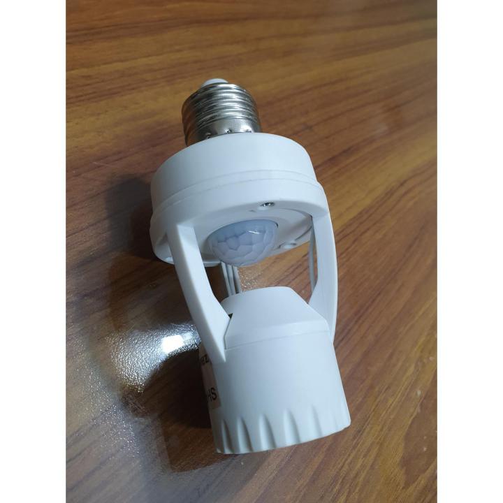 Motion Sensor LED Lamp Bulb Holder E27 AC 220V, Motion Sensor Holder, Sensor Holder, PIR Sensor Holder, Bulb Sensor Holder, PIR Infrared Holder