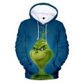 Green Haired Grinch Anime Hoodie Hoodies Men Sweatshirt Lounge Wear Fashion Grinch Hooded 3D Streetwear Men Clothing XXS-4XL. 