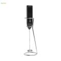 Kitchen Frother Clean Heavy Duty Portable Multi Purpose Milk Frother Holder for argent. 