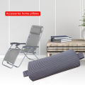 Folding Recliner Chairs Head Cushion Pillow Adjustable Removable For Beach Outdoor Garden Lounger Fabric Home Supplies. 