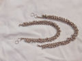 Alloy All-Season Antique Traditional Payal Anklet – Elegant Jewellery for Women & Girls with Intricate Bell Design. 