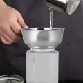1pc Rectangular Metal Funnel Jar Funnel Stainless Steel Kitchen Funnel Jam Funnle Wide Mouth Canning Funnel. 