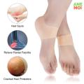 Silicone Gel Heel Pad Socks for Pain Relief. 
