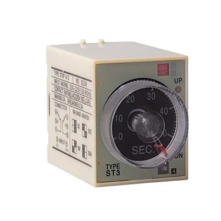 ST3PA%20series%20time%20relay%20/%20timer%20ST3P%20A-A/B/C/D/E/F/G%20(AC%20220V%20110V%20DC%2024V%2012V%20alternative)%20Power%20on%20time%20%20With%20Base%20Socket%20-%20Image%203