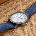 Leather Jeans Party Wear Gift Vtage Casual Newspaper Analog School College Watch Unisex. 