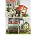 3D Puzzle Jigsaw Paper Model |3D House Building Puzzle | Learning Educational Toys For Children | Kid Gift 3D DIY Puzzle Citadel Model Cartoon House Assembling Toy Kid Early Learning. 