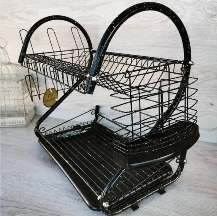 Matte%20Black%20S%20Shape%20Double%20Decker%20Dishrack%20Plate%20Dish%20Spoon%20Fork%20Bowl%20Cup%20Drainer%20Rack%20Kitchen%20Organizer%20With%20Glass%20&%20Cutlery%20Holder%20-%20Image%205