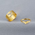 Trendy Dolphin Shape Couple Rings For Girls and Boys. 
