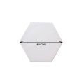 1 Piece Of 4X4 Inches hexagon Canvas For Painting - 4 x 4 hexagon Canvas Board. 