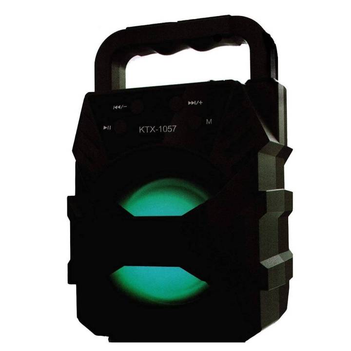 Wireless Portable Bluetooth Speaker KTX-1057 /Portable Bluetooth Wireless MP3 Speaker / KTX-1057 / HD Audio / Loud Sound / Super Bass / Beats / Acoustic / Memory Card / FM / Karaoke Mic Port / Mini / Multimedia / Mobile / Laptop / PC