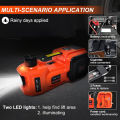 Car Electric Hydraulic Jack Tire Lifting Repair Tool Floor Jack Electric Wrench Impact Socket Wrench Tire Inflator NW- 12V 5 TON B. 