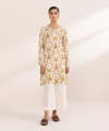 Sapphire Stitched - Printed Arabic Lawn Shirt For Women - Women RTW / Stitched. 
