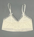 Teenage bra pack of 3 non wired cotton bra removable pads bra lace style fancy white and black colour bra. 