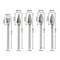 High Speed Wood working Drill Bits Rotary Files Mini Round HSS Burr Set Wood Sunlight Super Store. 