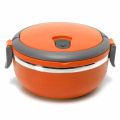 【HOT】 500Ml Lunch Box Portable Stainless Steel Round 1 Layer Insulated Thermos Thermal Leakproof Food Containers Lunch Box With Handle. 