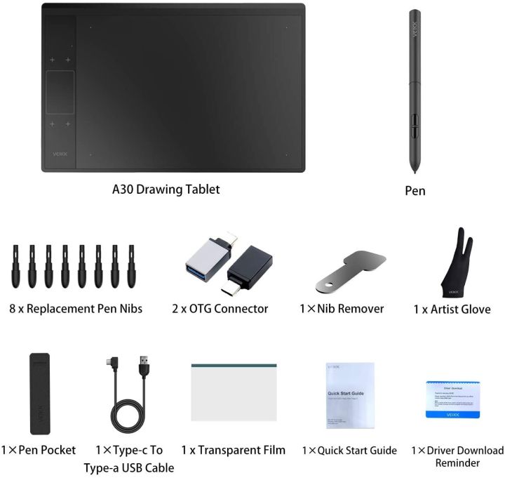 VEIKK%20A30%2010%C3%976%20inch%20Digital%20Graphics%20Drawing%20Tablet%20Pen%20Tablet%20-%20Image%207
