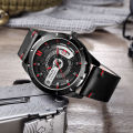 【ETOP】Sport Mens Watches Top Brand Luxury Quartz Watch Men Fashion Steel Waterproof SL-9011 leather Watch MEN Relogio Masculino. 