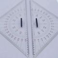 NANLIY- Chart Drawing Triangle Ruler for Ship Drawing 300mm Large-Scale Triangle Ruler for Distance Measurement Teaching Eneering Design. 