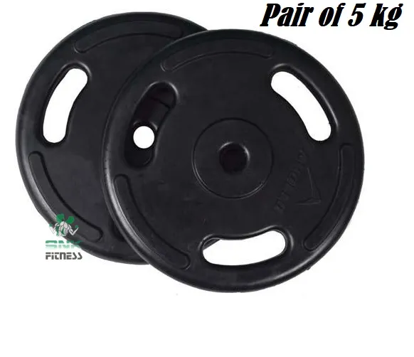 Pair%20of%205kg%20High%20Quality%20Tri-Grip%20Rubber%20Coated%20Weight%20Plates%20Easy%20for%20Iron%20Bar%20Dumbbell%20Fitness%20Home%20Gym-Black%20-%20Image%202