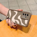 UCUC for iPhone 12 Back Cover Black White Stripes Ladder Camera Soft Rubber Protection Phone Case. 