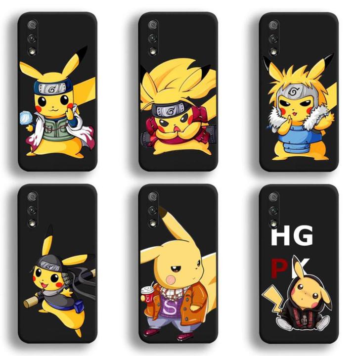 Anime Pokemon Naruto Pikachu Phone Case For Huawei Honor 30 20 10 9 8 8x 8c v30 Lite view 7A pro