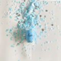 Blue Pink Paper F Confetti Poppers Salute Confetti Holding Push Tube Baby Shower Gender Reveal Party Decoration. 