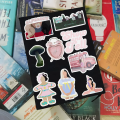 50/25pcs MELANIE MARTINEZ sticker pack of female singer music spotify portals k12 cry baby pink girls ideal for journaling highquality laptop stickers waterbottle cute aesthetic. 